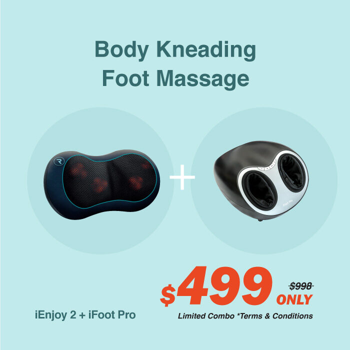 iFoot Pro+iEnjoy 2 Foot Massager & Back Massager